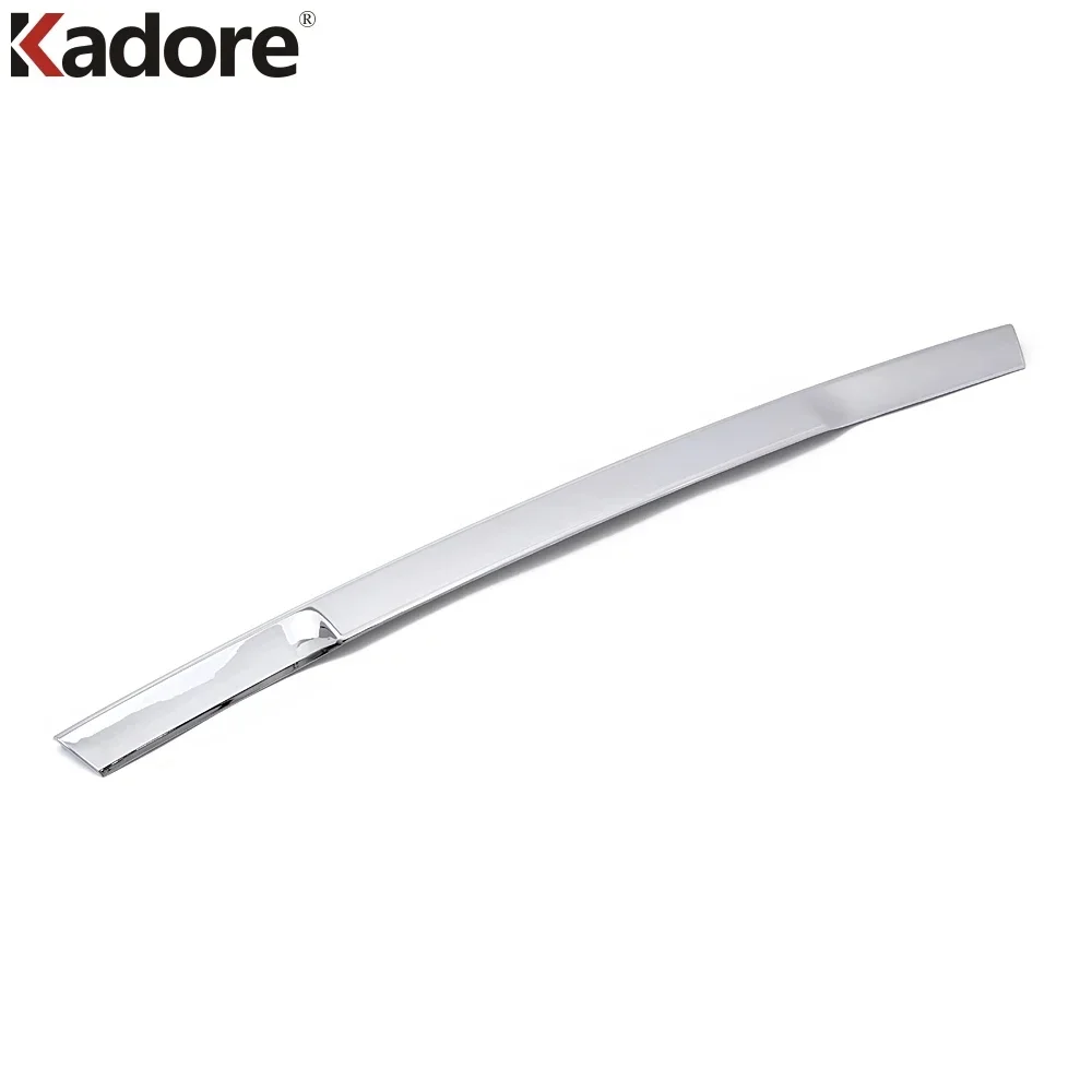 For Jeep Compass 2017 2018 2019 2020 2021 Chrome Front Bottom Bumper Cover Trim Lower Grille Moudling Strip Car Accessories
