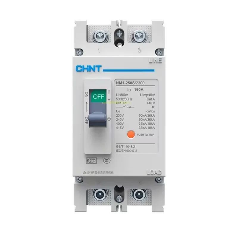 

CHINT Molded Case Circuit Breaker MCCB NM1-125S 250S/2300 2P 40A 63A 80A 100A 125A 160A 200A 250A