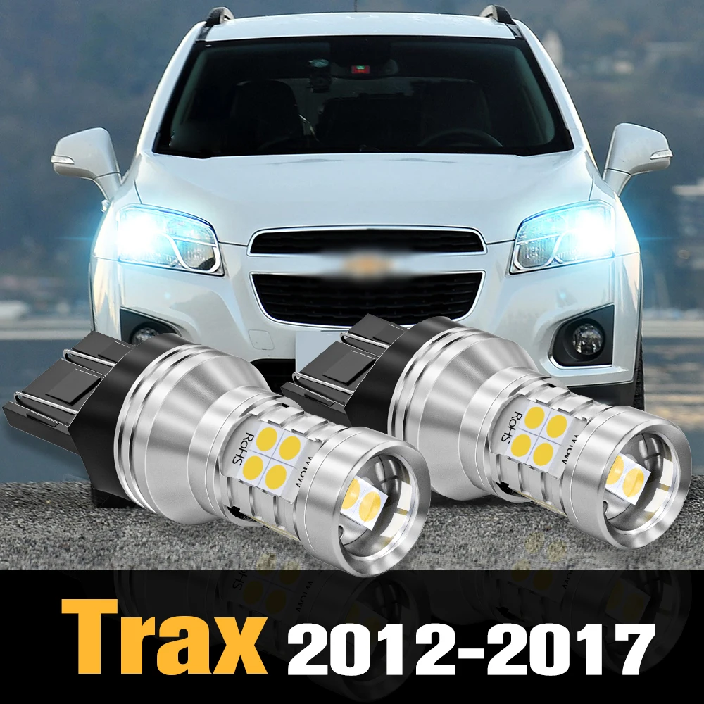 

2pcs Canbus LED Daytime Running Light DRL Accessories For Chevrolet Trax 2012-2017 2013 2014 2015 2016