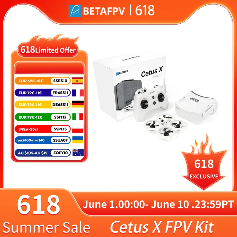 BETAFPV Cetus X FPV Kit  Brushless Quadcopter
