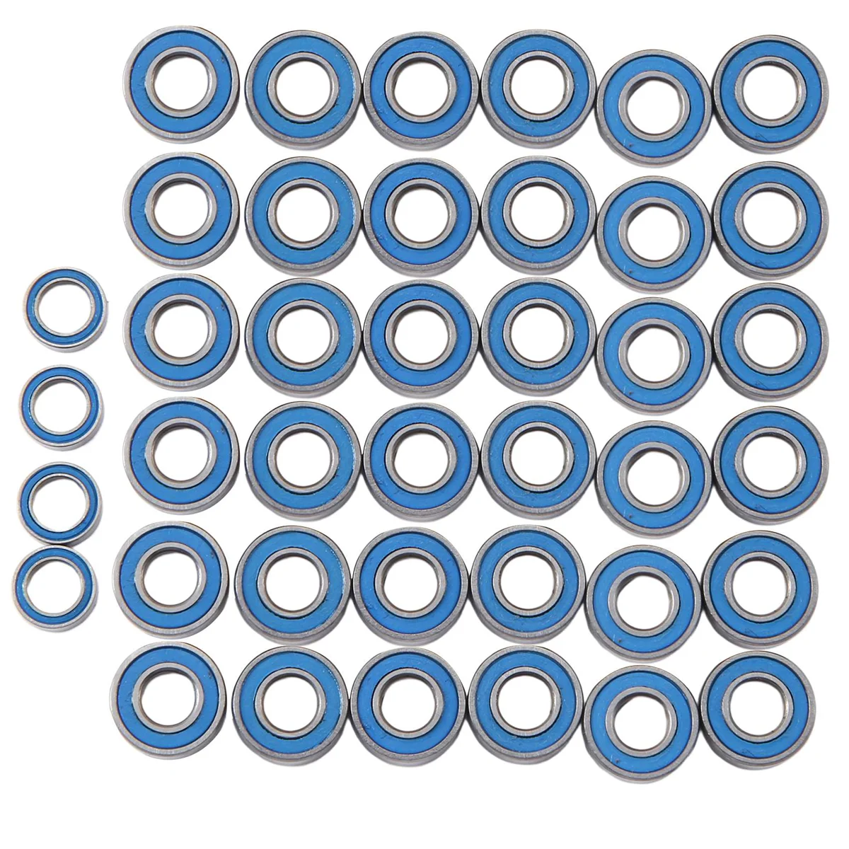 Kit de rolamento selado 40 unidades para Tamiya G6-01 G601 RC Car Upgrade Parts Acessórios