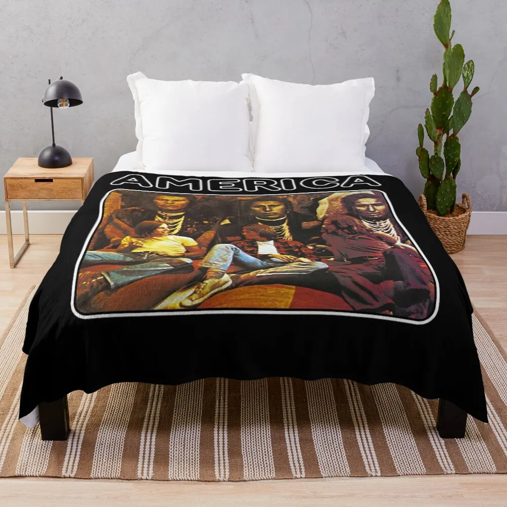 

Retro america band rock gift for fans Essential Throw Blanket