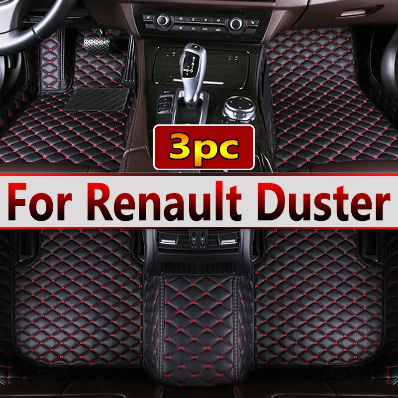 

Russia Car Floor Mats For Dacia Duster Renault Duster HM 2021~2022 Waterproof Ptotective Pads Car Mats Full Set Car Accessories