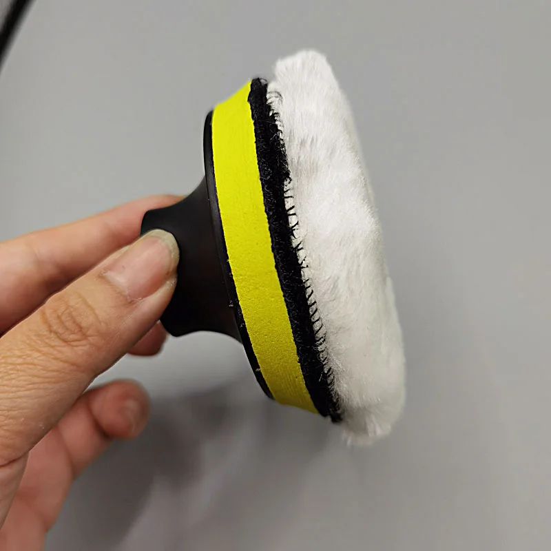 5pcs Imitation Wool Polishing Disc Set Car Beauty Wool Ball 3 Inches/4 Inches/5 Inches Automotive Polishing Accessories