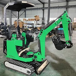 Customized Hot Sale CE/EPA Small Crawler Excavator 1 Ton Mini  Digger with Engine Mini Excavators Multifunctional Escavadora