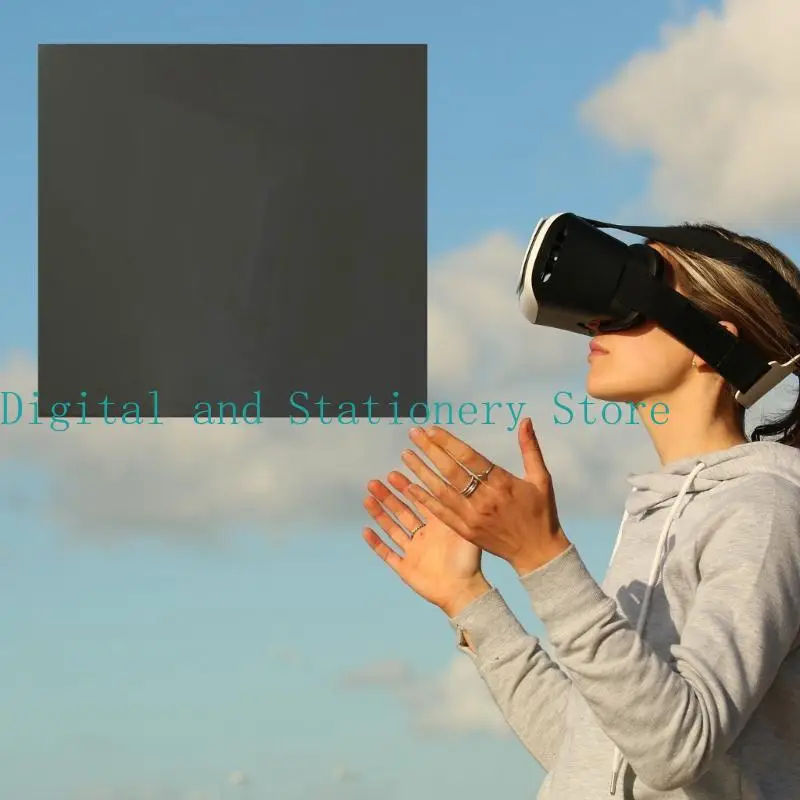 Y1ub 15x15cm/20x20cm horizontal filter terpolarisasi horizontal lembar LCD POLARIZER Film Pendidikan Fisika Polarisasi Filter