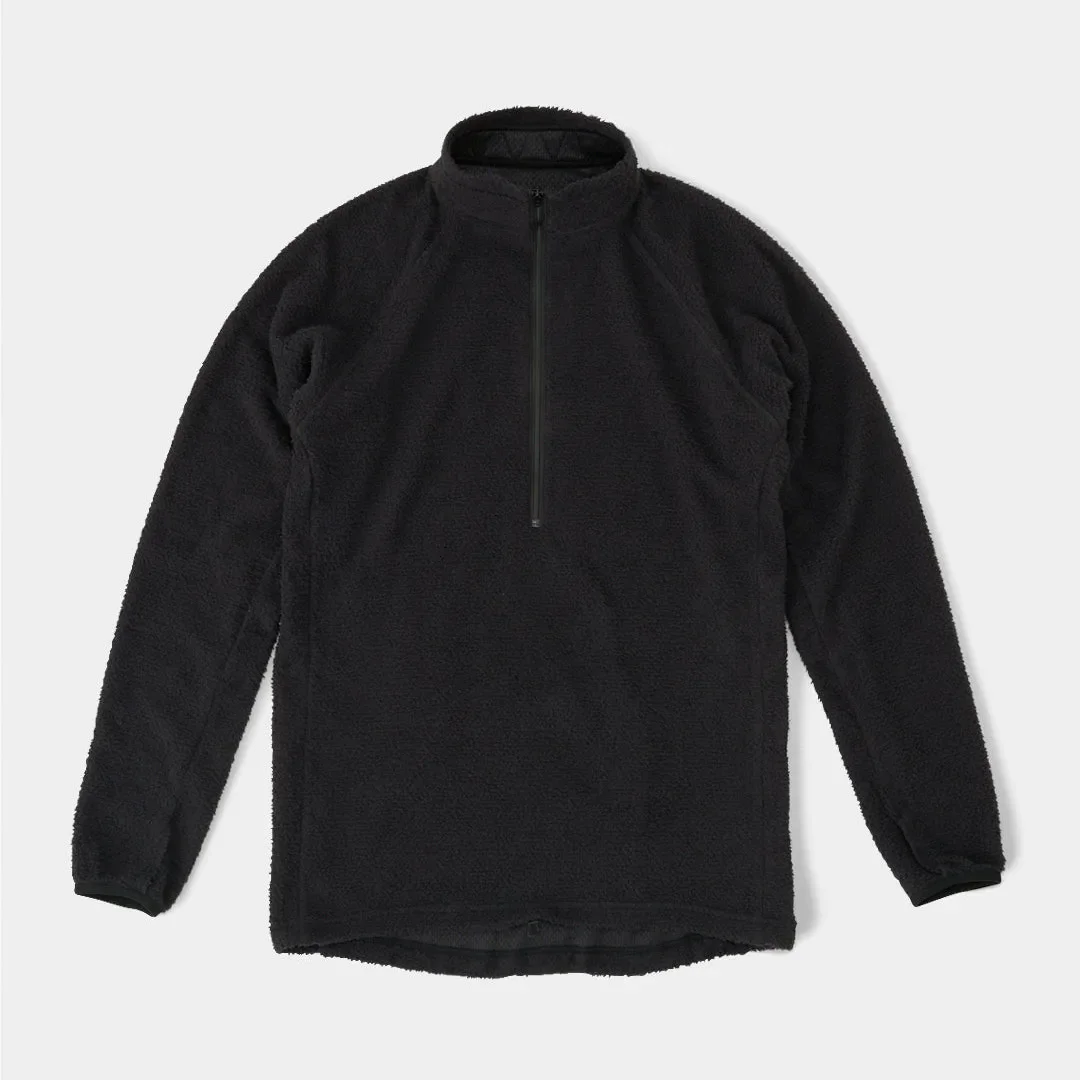 

Japanese outdoor [Active Pullover] air fleece, semi-zipper design, color matching fleece