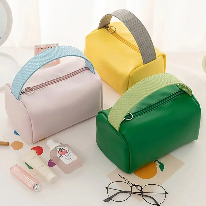 Einfache wasserdichte Kulturtasche, modischer Kosmetikkoffer, Damenkosmetik-Aufbewahrung, Reise-Kosmetiktasche, Make-up-Tasche