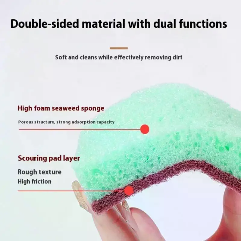 5 قطعة/10 قطعة المطبخ إزالة البقع الإسفنج نظيفة القطن غسل الصحون الإسفنج مناديل أواني تنظيف الحمام عالية الكثافة الإسفنج