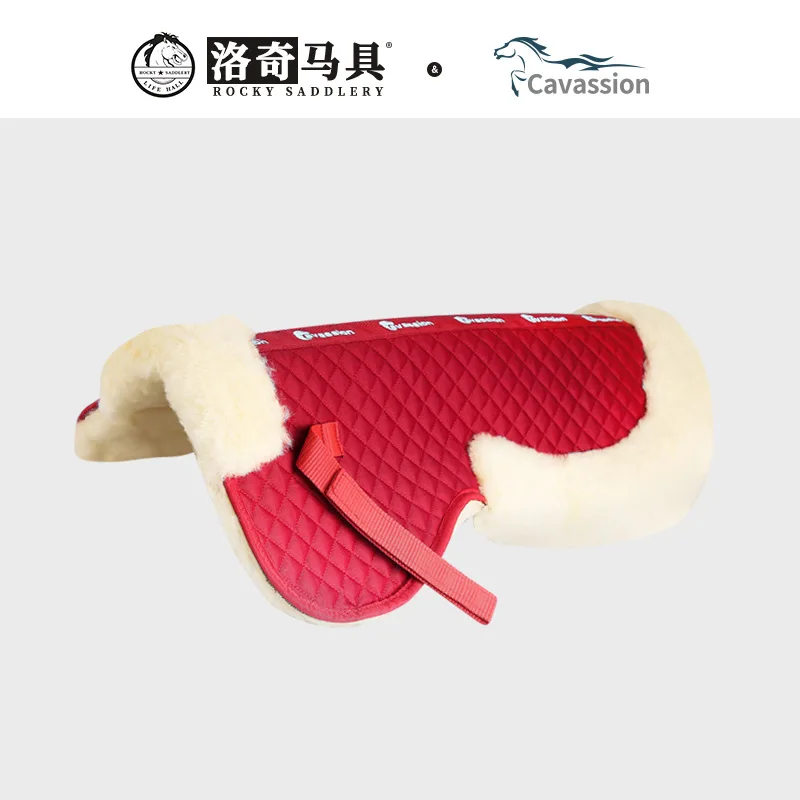 

Wool Pad Shock Absorbing Pad Non-slip Horse Riding Saddle Pad Horse Tack