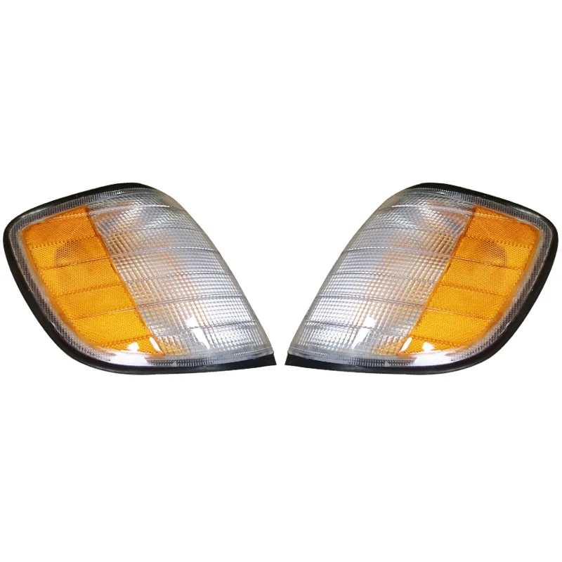 DECHO 2pcs Turn signal light For Benz W140 S-Class USA 1991-1998 S500 S600 S300 Corner light Side light Fender Light headlight