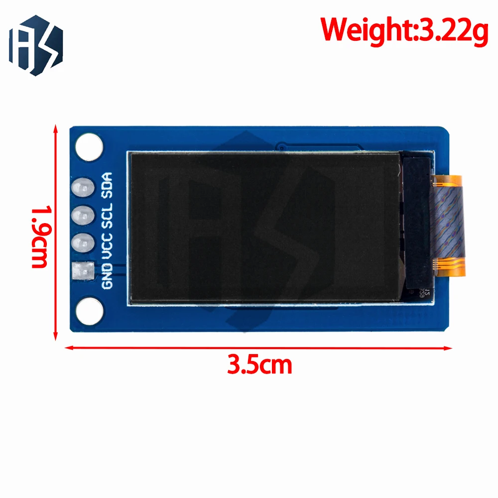 1 ~ 10 Uds EGBO pantalla OLED de 0,96 pulgadas 64 × 128 módulo LCD SSD1107 LCD 0,96 "módulo de pantalla Vertical OLED para arduino