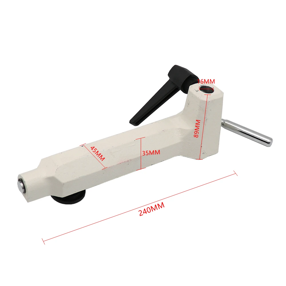 Cast Iron Lathe Tool Rest Base 16MM Aperture Woodworking Turning Holder Diy Household Lathe Accessories For Craft Processing