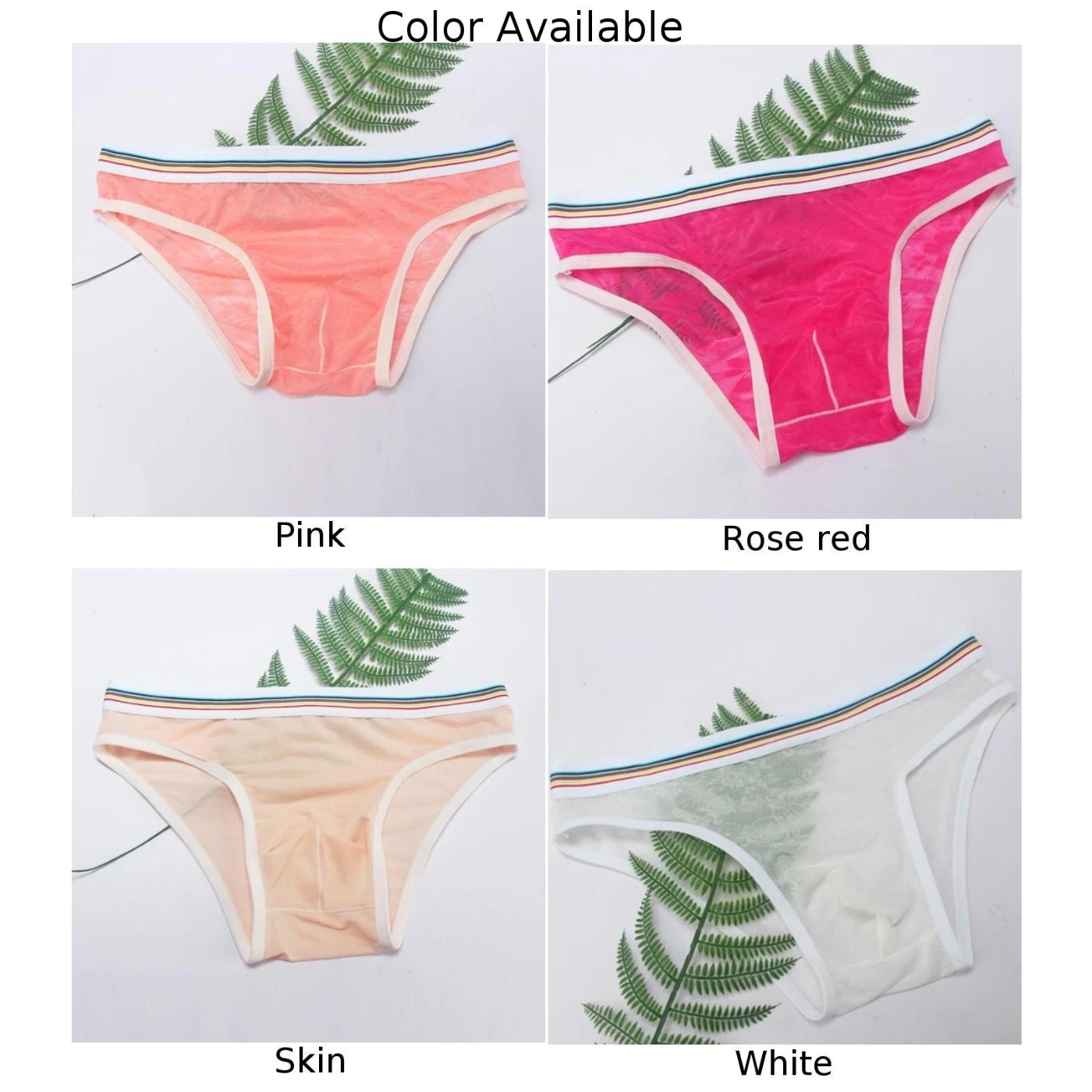 Celana Dalam Pria Bernapas Pakaian Pantai Transparan Slip Hombre Pakaian Dalam Ultra-tipis Celana Dalam Low Rise