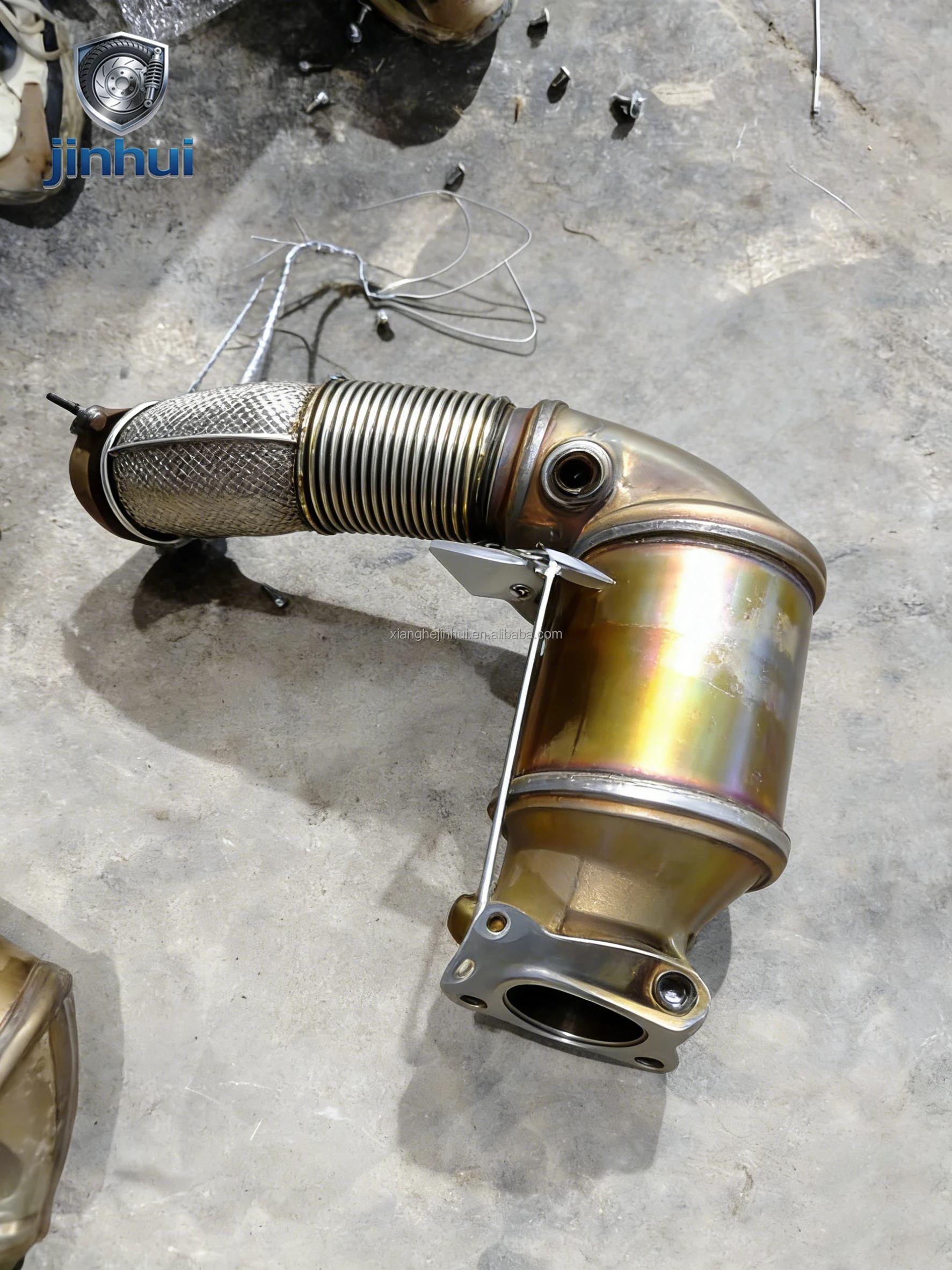 High-quality Original Factory RP Exhaust alytic Converter for X5/X6/X7/5 Series Euro VI 1 Year Warranty OE