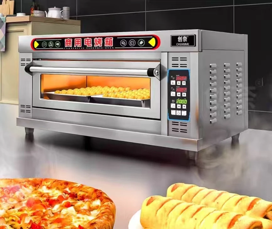 Commercial Professional Small   Single Chamber Bread Baking Oven with Overheat Protection 1 Year Warranty for Bakery