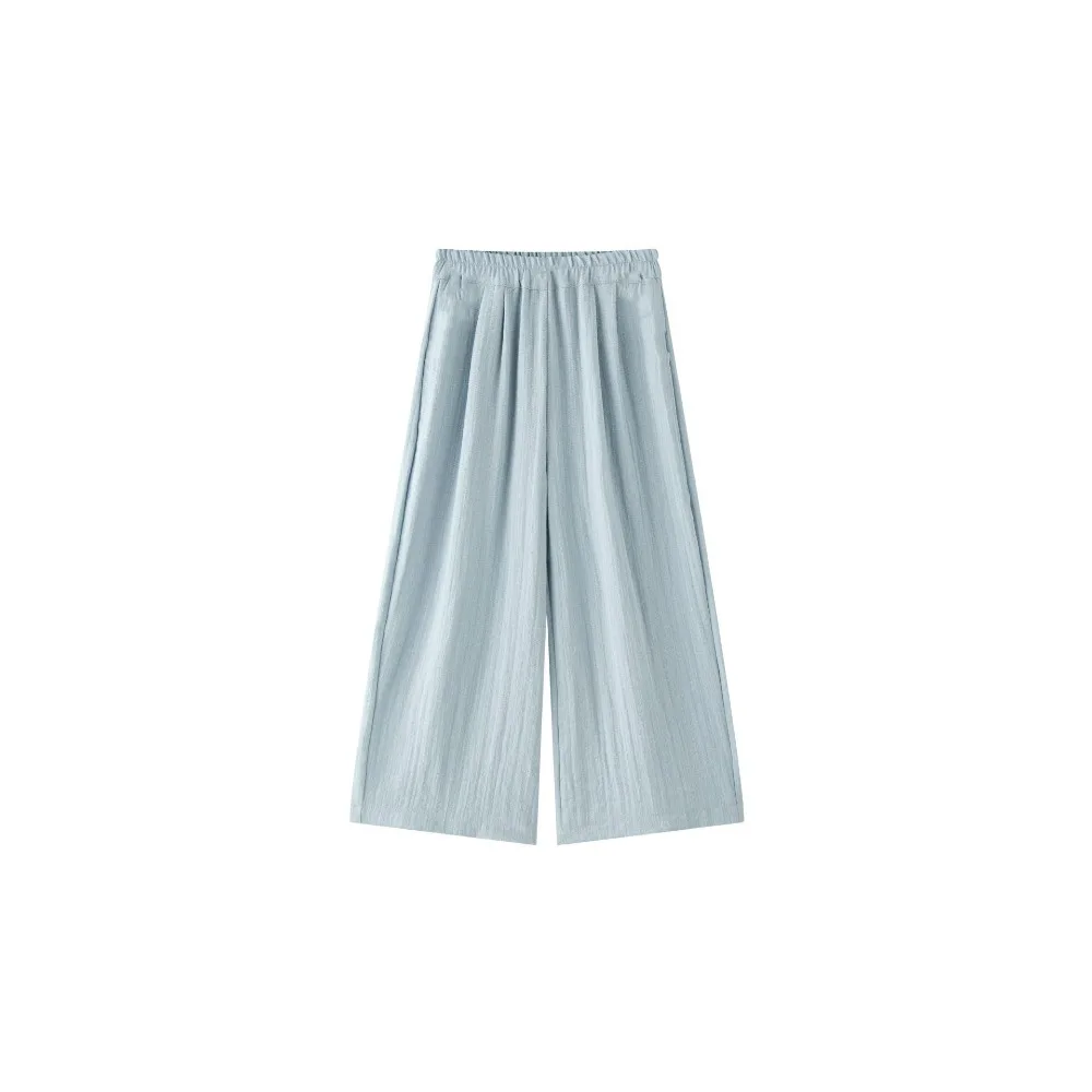 

Temperamnet Candy Color Girl Straight Pants Loose High Waist Teen Yamamoto Pants Thin Wide Leg Casual Trousera Students