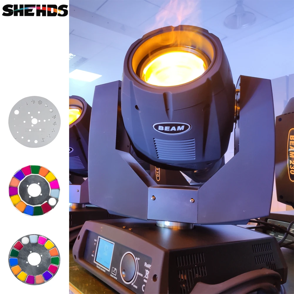 shehds beam 230w 7r moving head lighting com case para desempenho de palco profissional concerto home party dj disco 01