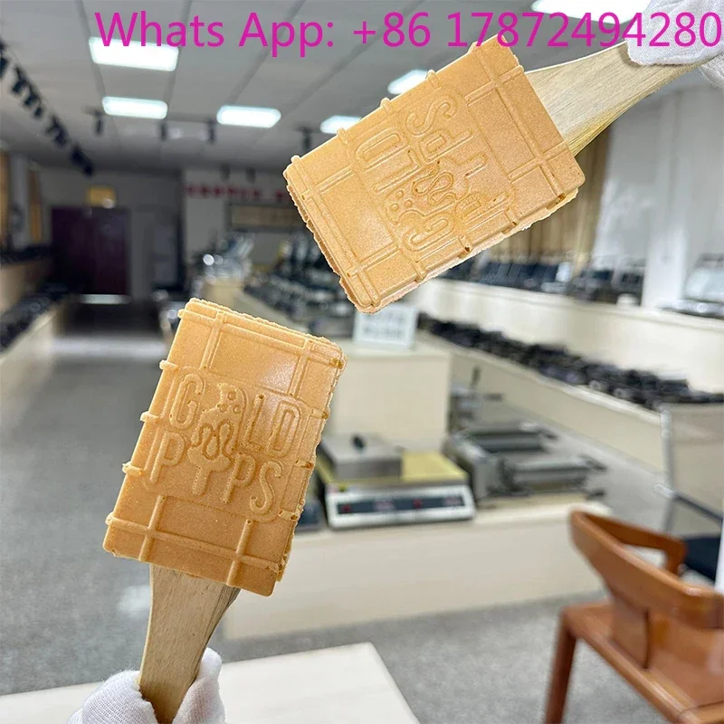 Waffle Popsicle Mould Machine Hollow Waffle Shell Making Homemade Waffle Popsicle FZXGP-03-1145D