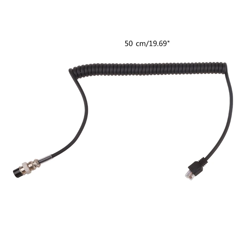 Speaker Mic WalkieTalkie Speaker Cable 8 Pin to RJ45 Mic Cable For Yaesu FT-847 N2UB