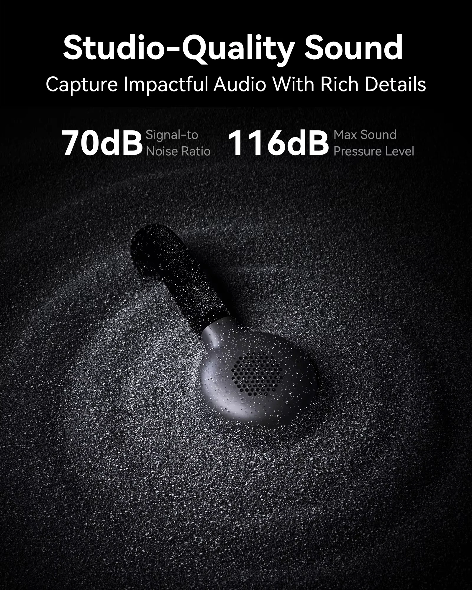 Hollyland Lark M2S Wireless Microphone for iPhone Camera Android PC Noise Cancellation Microphone for Photography Vlog Interview