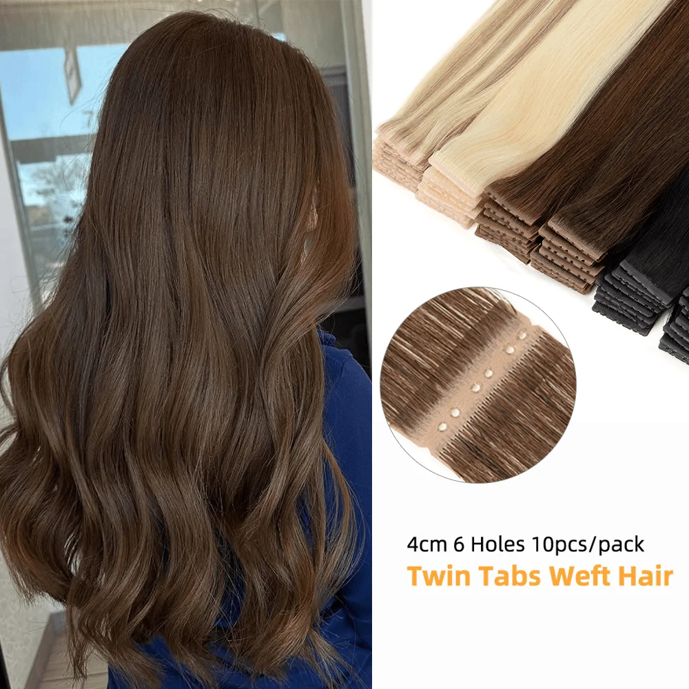 

Jet Black Двойной инъекционный уток из искусственной кожи Волосы шириной 4 см с двойными выступами Человеческие волосы 12 дюймов 16 20 24 дюйма Наращивание волос с микробусинами