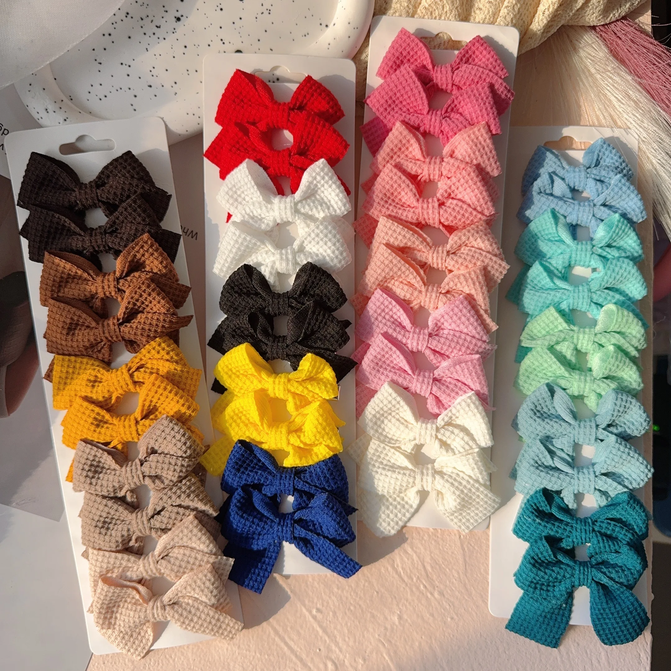 

10Pcs Fashion Hot Sale Candy Color Girls Princess Hairpins Bows Hair Clips Barrettes Kids Hairpin Baby Hair Accessories