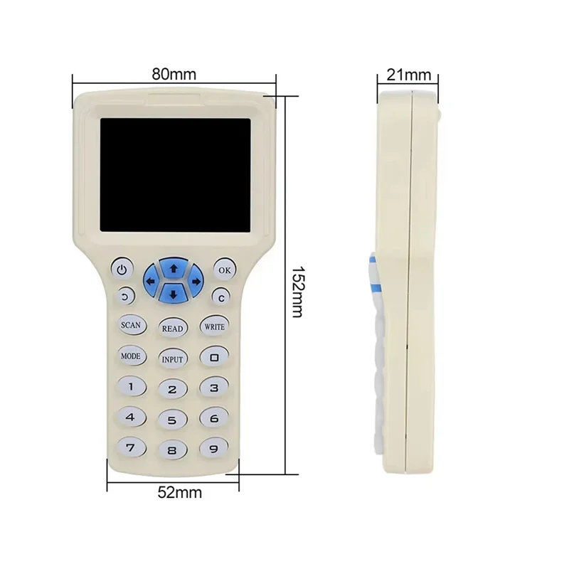 -MEOF RFID NFC قارئ البطاقات الذكية + 5XCUID/T5577 المفاتيح RFID الناسخ 125K 13.56M IC/ID مفتاح الكاتب RFID النسخ المتماثل مبرمج