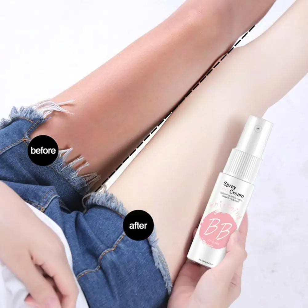 20ml BB Cream Face Whitening Concealer Spray Waterproof Moisturizing Care fondotinta per il trucco di bellezza a lunga durata Portable Sk J2X1