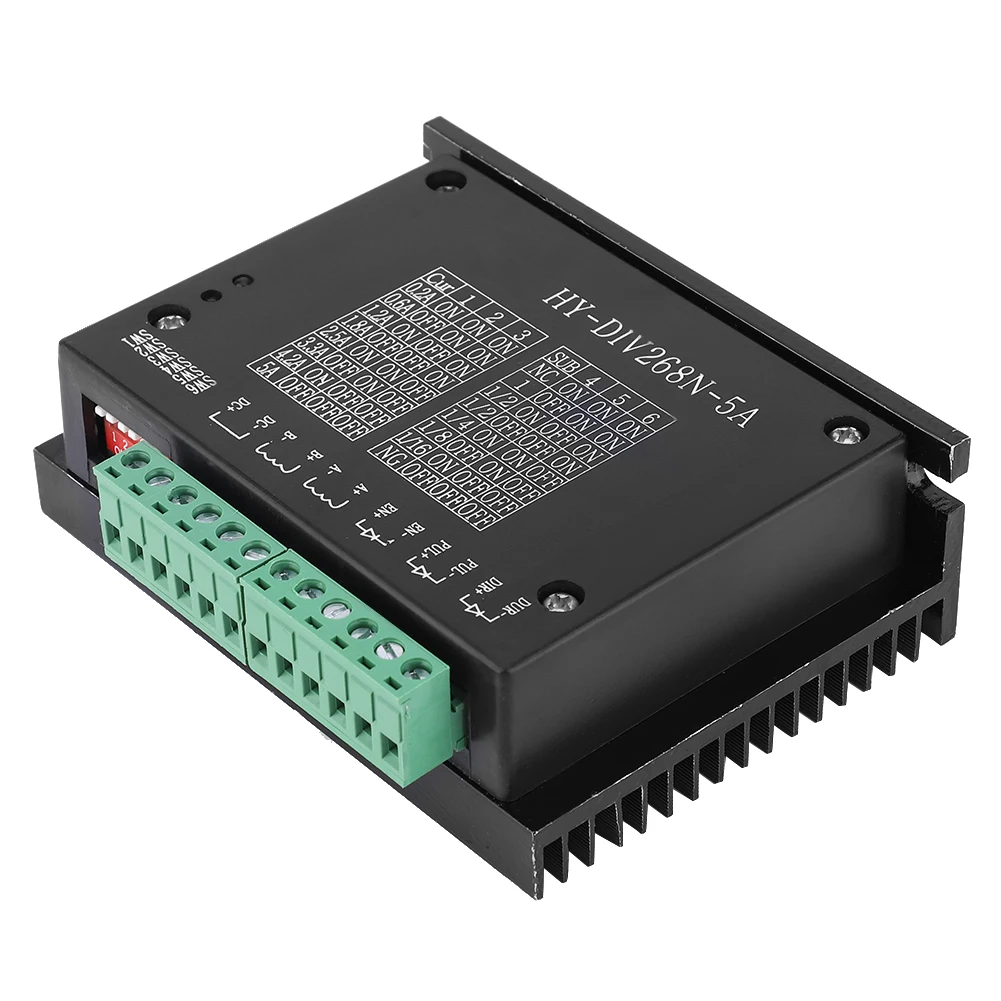 Stepper Motor Driver Two-Phase CNC Controller 0.2-5A TB6600 DC12-48V Input Stepper Motor Accessories Stepper Motor Driver