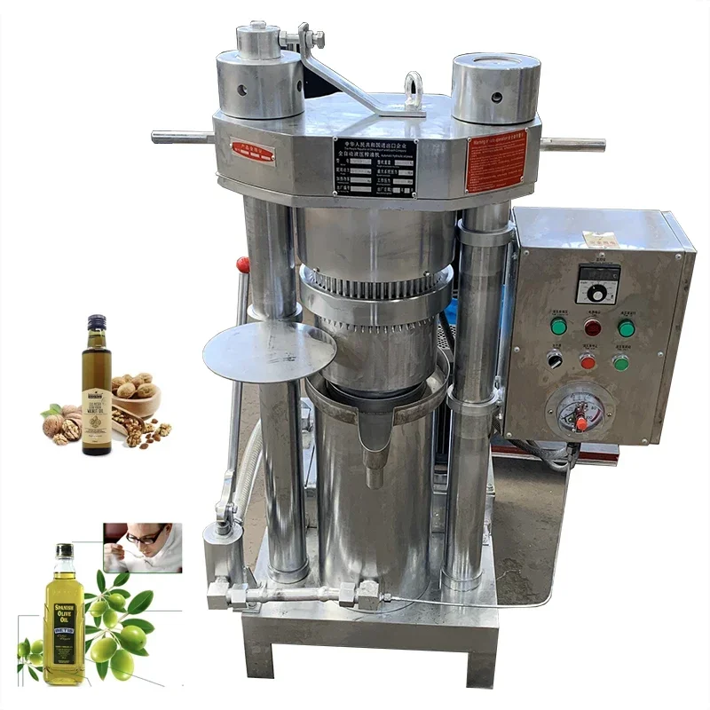 for Good Hydraulic Oil Press Machine Professional Manufacturer Almond Olive Cocoa Butter Sesame Hydraulic Oil Press Machine