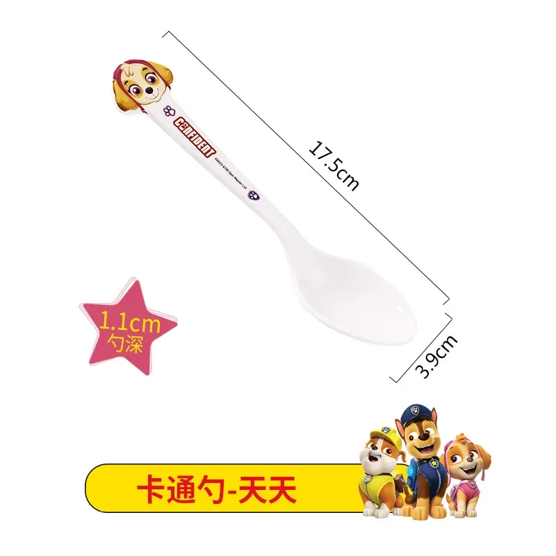 Paw Patrol Spoon Kids Spoon Anime Cartoon Chase Skye Pattern Cutlery Food Grade Material Baby Boys Girls Feeding Spoons Gifts