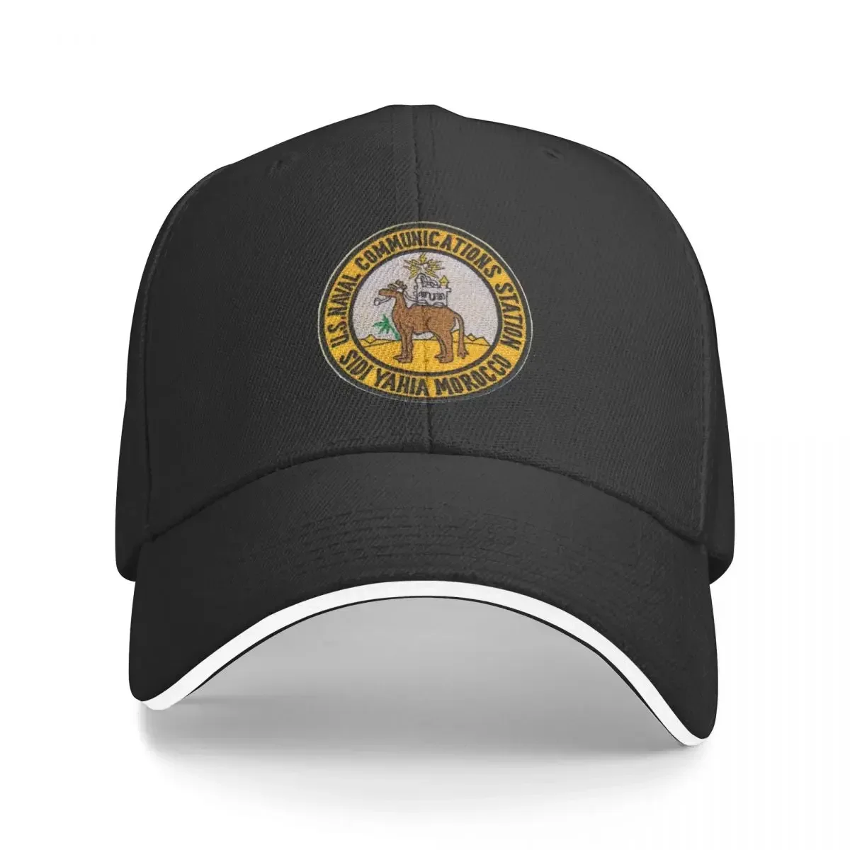 NAVAL COMMUNICATION STATION, SIDI YAHIA, MOROCCO Baseball Cap |-F-| Uv Protection Solar Hat Beach Men's Caps Women's