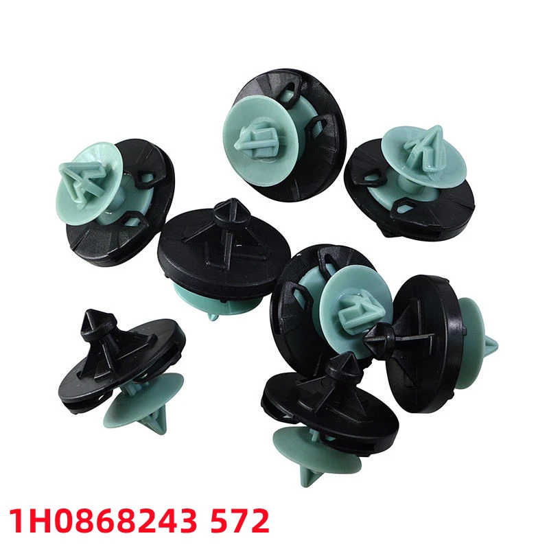 100Pcs Auto Plastic Clips Push Type Clip Plastic Trim Panel Retainers  1H0868243 572   D232