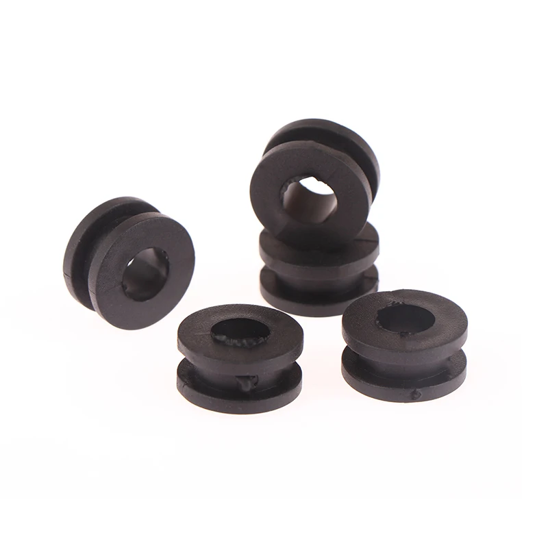 10Pcs/set Black Motorcycle Side Cover Rubber Grommets Gasket Fairings Accessories