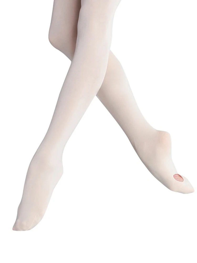 ถุงเท้าบัลเล่ต์เด็กผู้ใหญ่ผู้หญิง Pantyhose Hole กํามะหยี่ STAGE Performance PARTY ถุงเท้า Tights