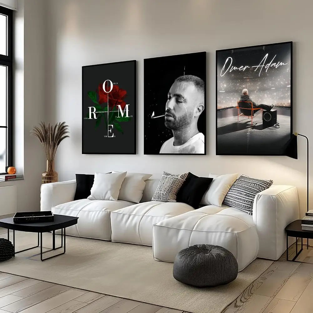 Singer O-Omer Adam Music Poster Living Room Bedroom Bar Cafes Wall Home Decoration Gifts