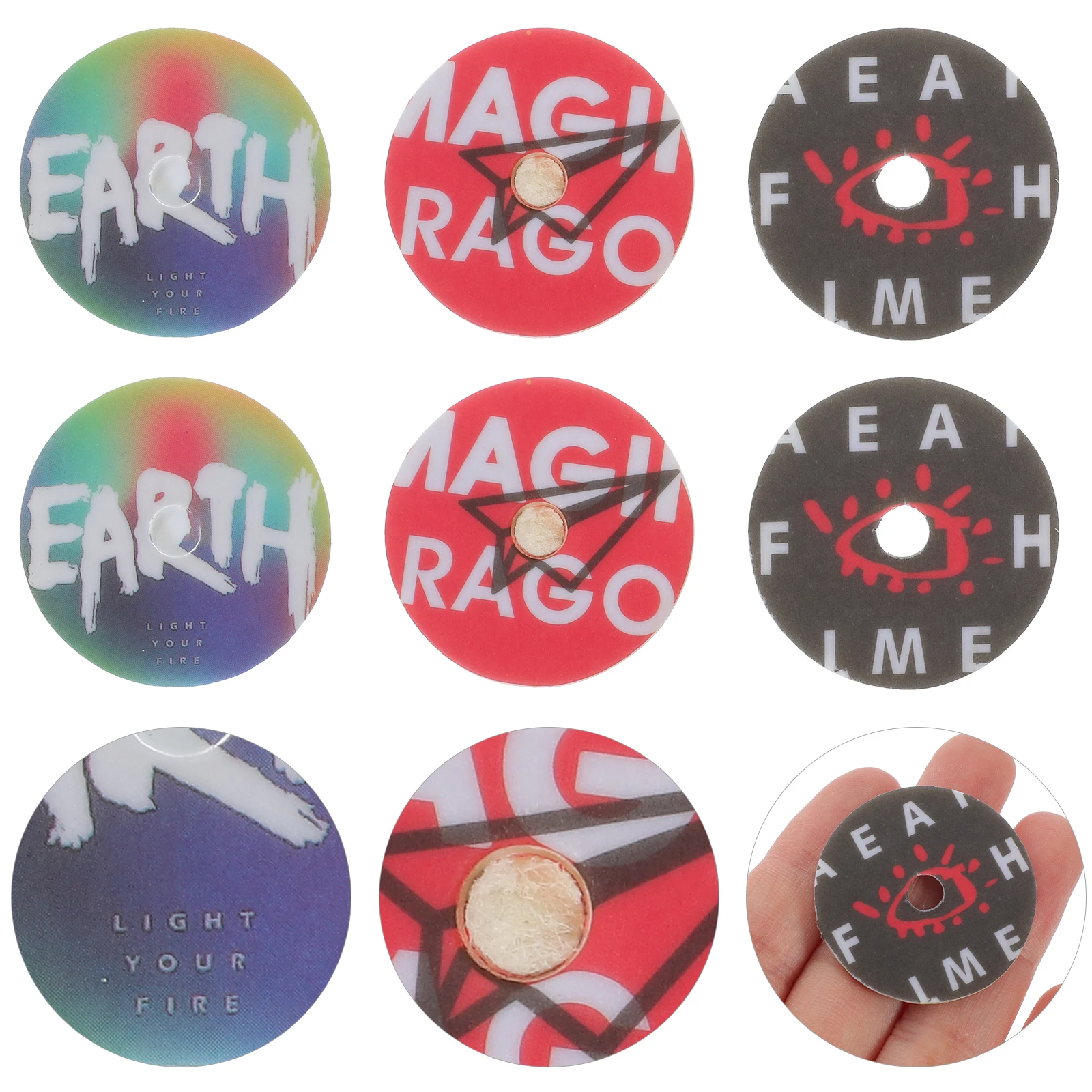 

Car Scent Pads Essential Oil Pad Replacement for Aromatherapy Car Air Freshener Console Accessories Record Player