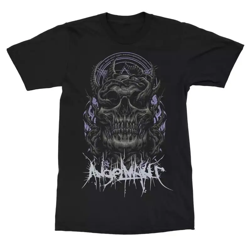 Angelmaker Band Black Heavy Cotton T Shirt Adults