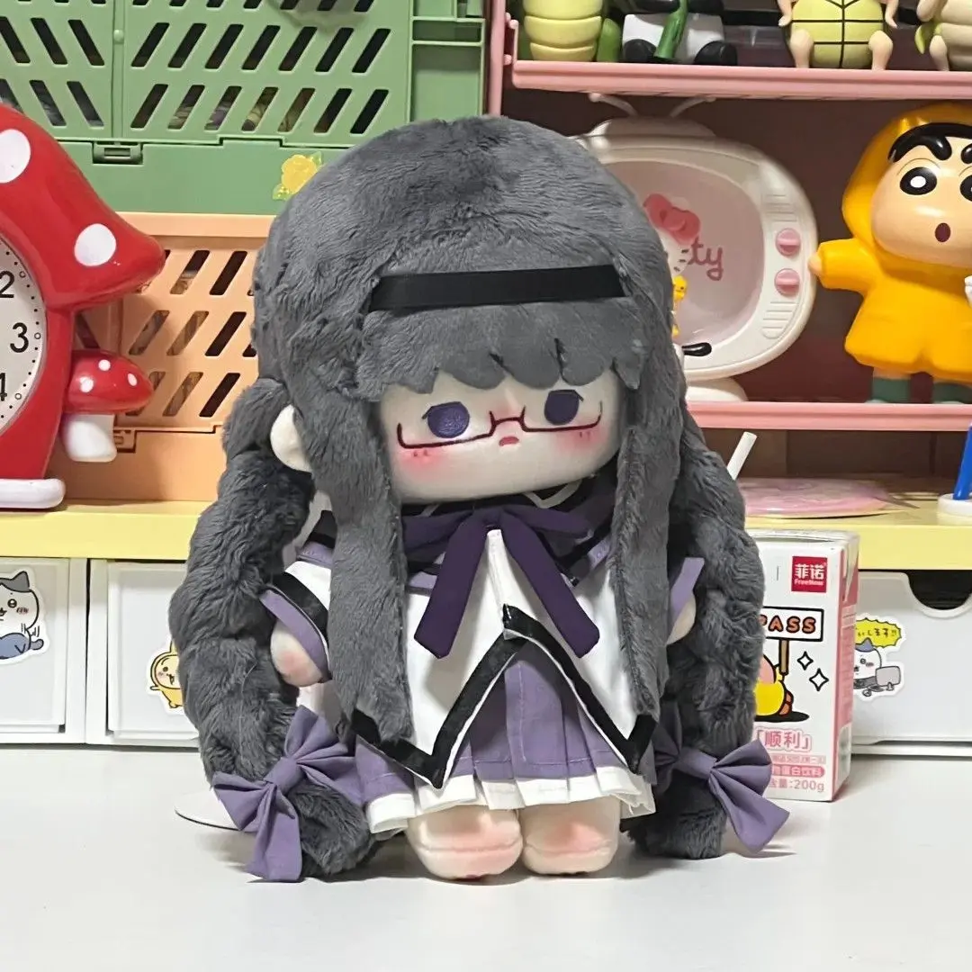 محشوة أفخم Puella Magi Madoka Magica Madoka Kaname 20 سنتيمتر دمية القطن Homura Akemi ساكورا كينوموتو هدايا للبالغين والأطفال