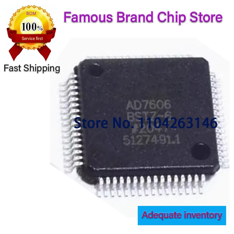 AD7606BSTZ-6 AD7606BSTZ QFP64 AD7606 Original inventory  chip