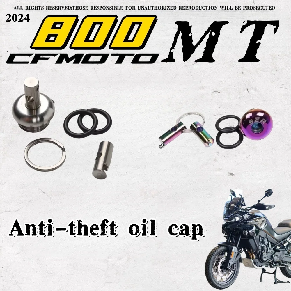 

For CFMOTO 800MT Retrofitted Anti-theft Oil Cap CFMOTO 800MT 800NK 2023 2024