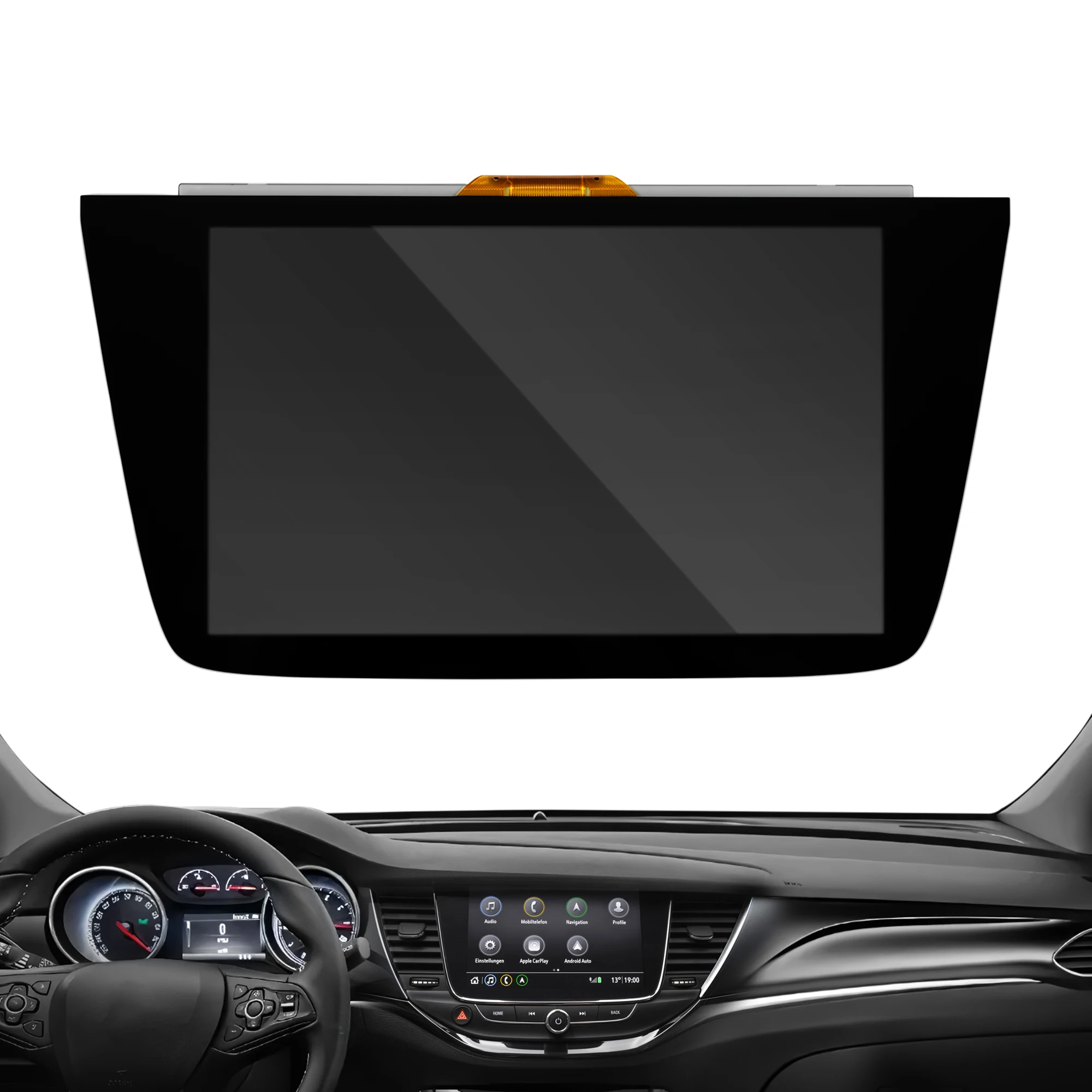 LQ080Y5DZ10 8 inch LCD Touch Screen for Opel Astra K Vauxhall Navi 900 IntelliLink 2015-2020 39042448 LCD Display LQ080Y5DZ06