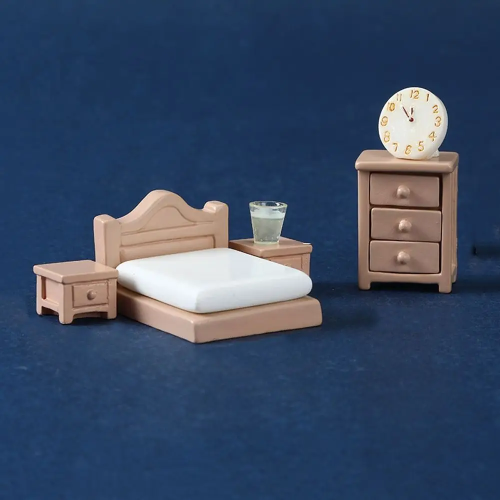 Simulation Furniture TV Bed 1:12 Chair Doll House Accessories Miniatures Furniture Dollhouse Furniture Armchair Couch Set