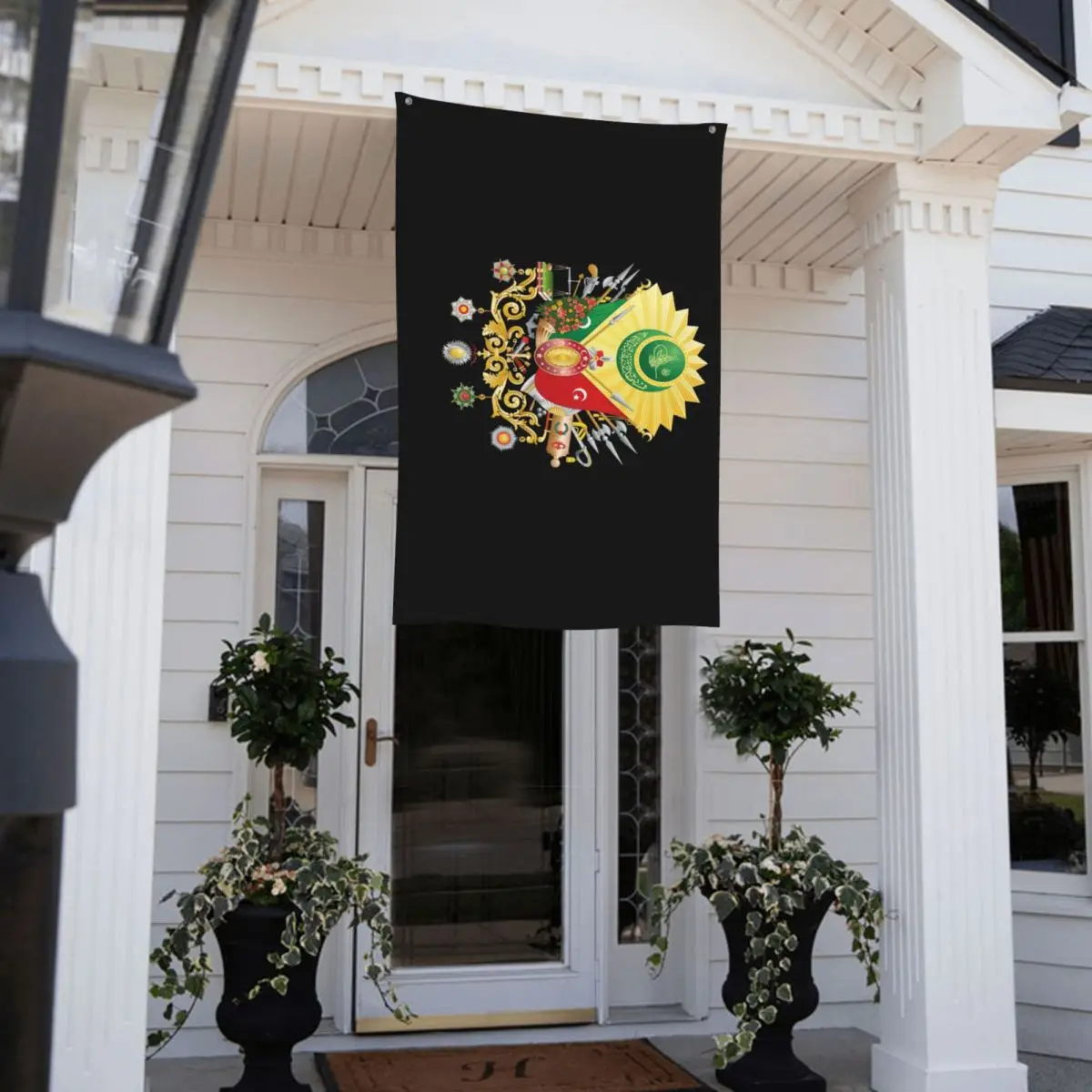 Osmanli Osmaniye Ottoman Empire Turkey Funny Home Outdoor Garden Yard Anti-Ultraviolet Fading with Grommets Flag