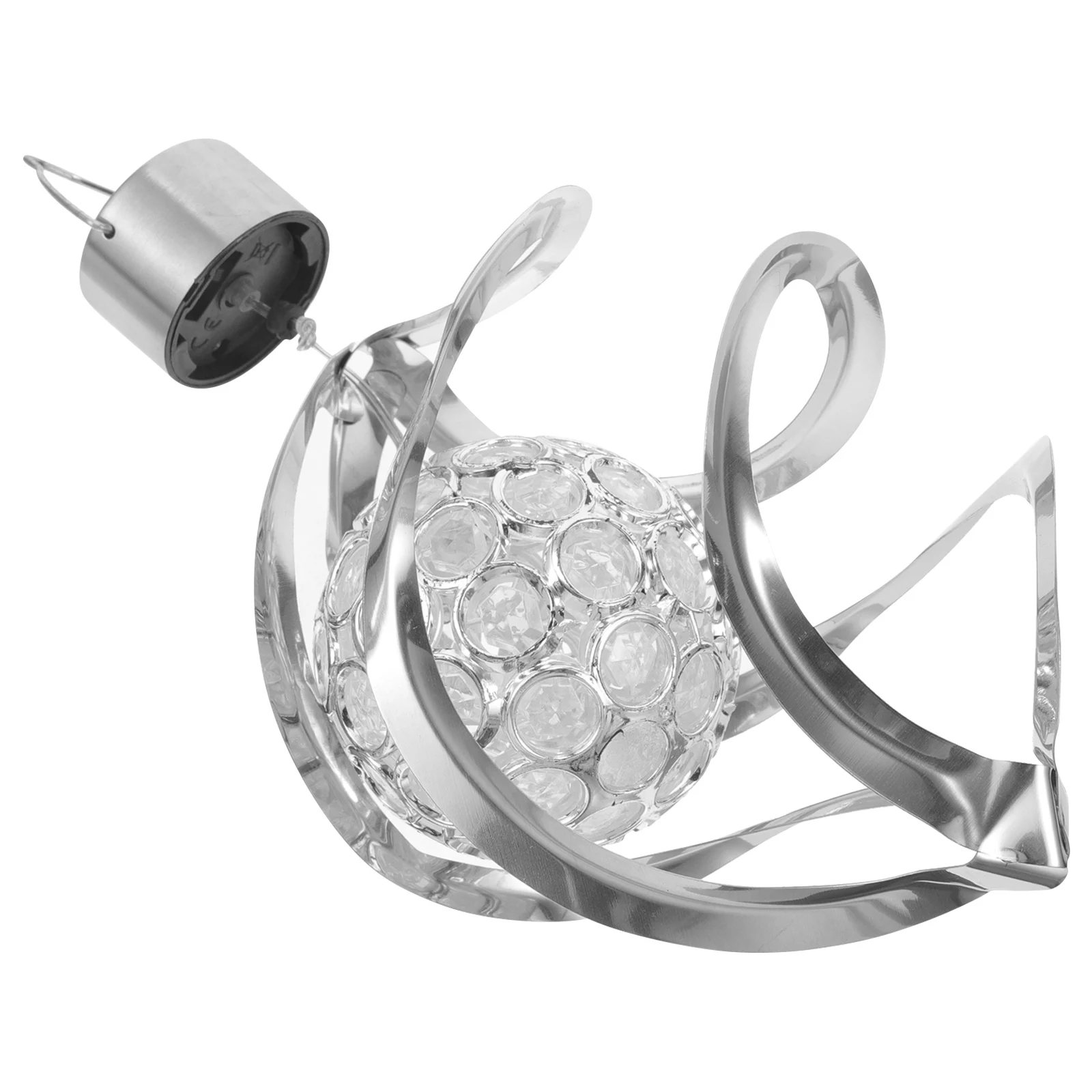 

Solar Hanging Outdoor Decorative Lamp Creative Landscape Light Waterproof Courtyard Solar Wind Lantern Garden Yard Light Silver