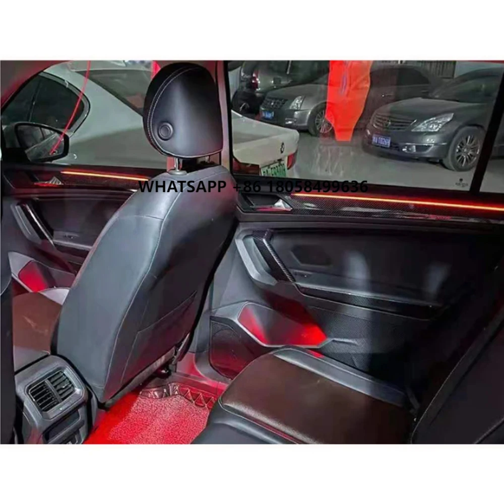 

For Volkswagn VW Tiguan L 2017-2021 Ambient Light Upgrade Door LED Source Mul-ti Color Breathing Mode Atmosphere Light