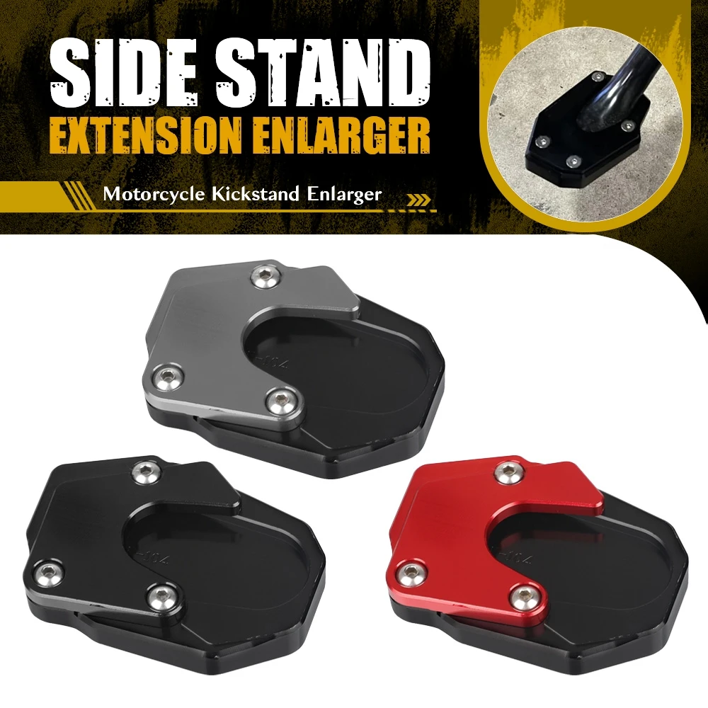 

For SUZUKI V-STROM 1050/XT VSTROM 1000XT GSXS750 GSX-S1000F GSXS1000 VStrom 800DE 1050DE Side Stand Enlarger Kickstand Plate Pad