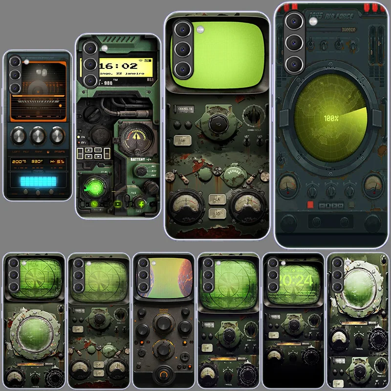 Radar Numerical Control Data Phone Case for Samsung A54 A14 A24 A34 A17 A37 A57 A55 A35 A25 A15 A13 A23 A33 A53 A07 A05S A04S A0