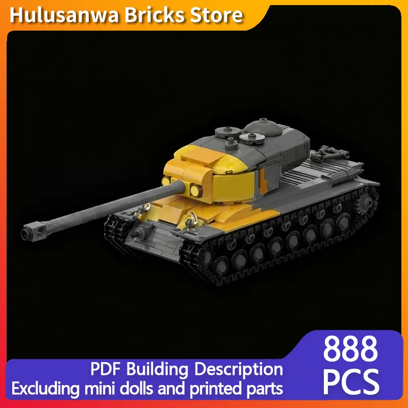 

T29 Modern Military Tanks Model MOC Building Bricks War Equipment Modular Technology Gifts Holiday Assemble Children Toys Suit